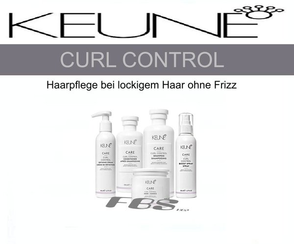 Die Keune Curl Control Serie bestehend aus Shampoo, Conditioner Mask und Spray schafft geschmeidige, elastische Locken ohne Frizz.