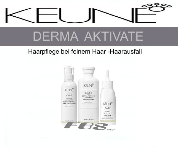 Die Keune Care Serie DERMA ACTIVATE Serie sorgt für eine dauerhafte Lösung bei zeitweiligem Haarausfall.