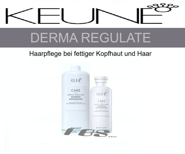 Die Keune Derma Regulate Serie ist eine ausgleichende Pflege für fettige Kopfhaut und Haare