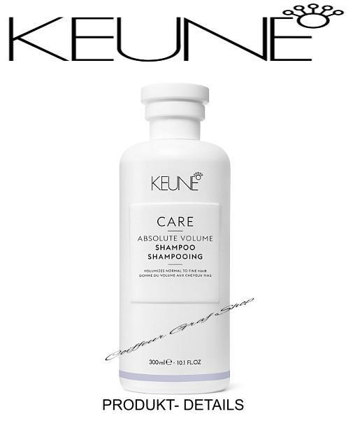 Keune Care Absolute Volume Shampoo 300ml-Cruelty Free-VEGAN