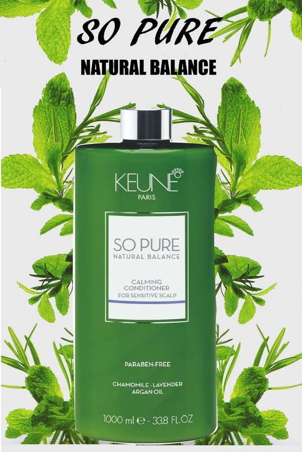 Keune So Pure Calming Shampoo 1000ml-Cruelty Free -VEGAN