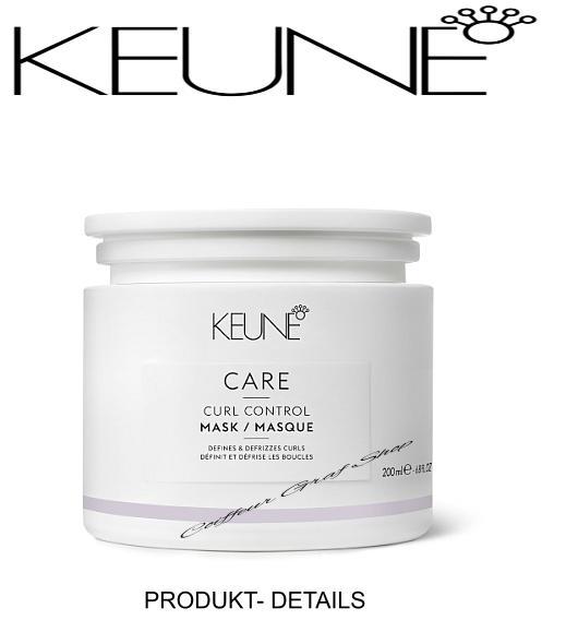 KEUNE Care Curl Control Mask 200ml- Cruelty Free -