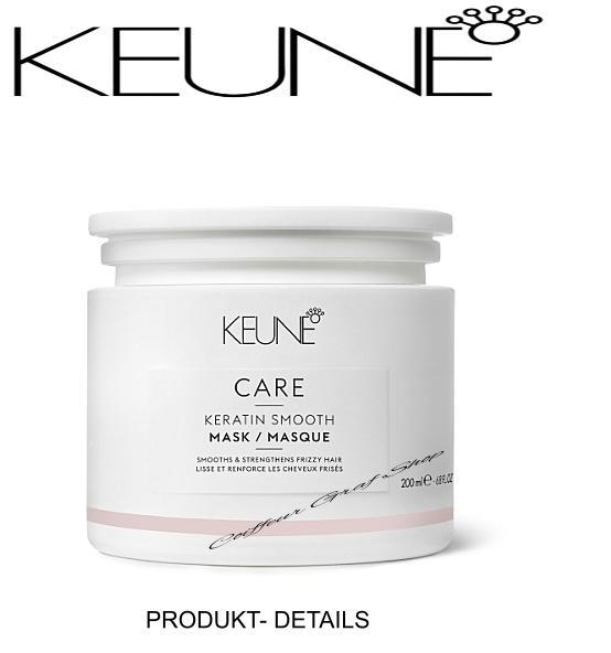Keune Care Keratin Smooth Mask 200ml - Cruelty Free-