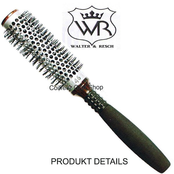 W&R-Rund Haarbürste Ceramics Antistatik 50mm 18reihig mit Pins