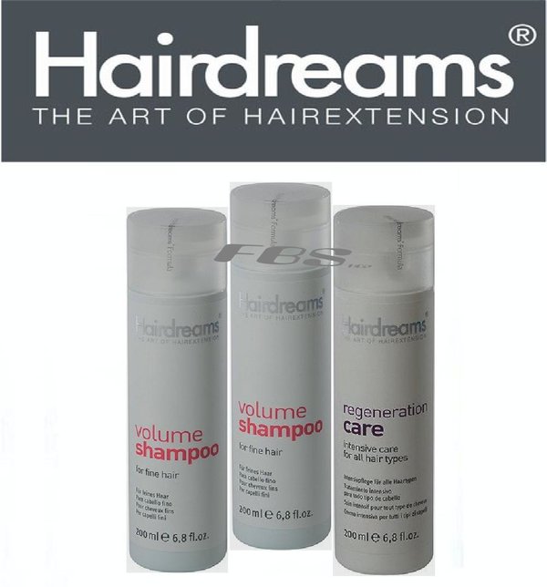 HAIRDREAMS Pflegeset 2x Volumen Shampoo 1x Regeneration