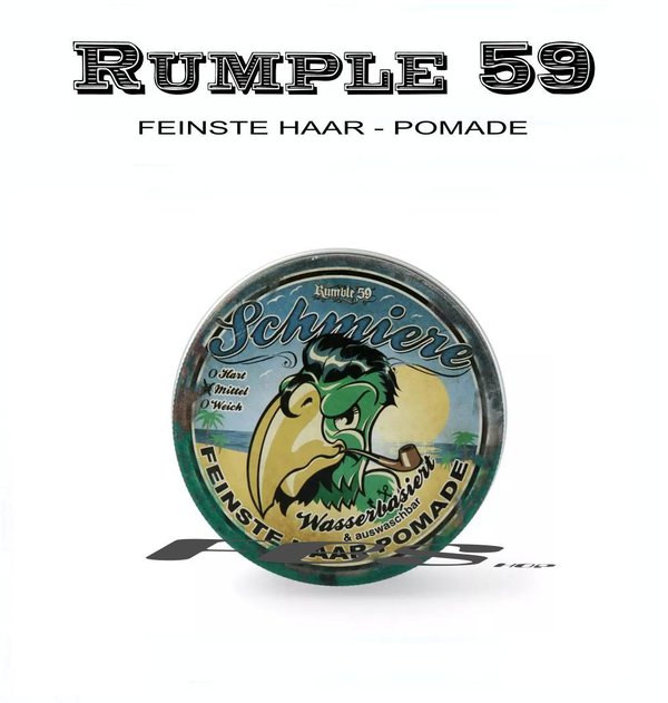 RUMPLE 59 Schmiere Pomade mittel- stark wasserbasiert 250ml